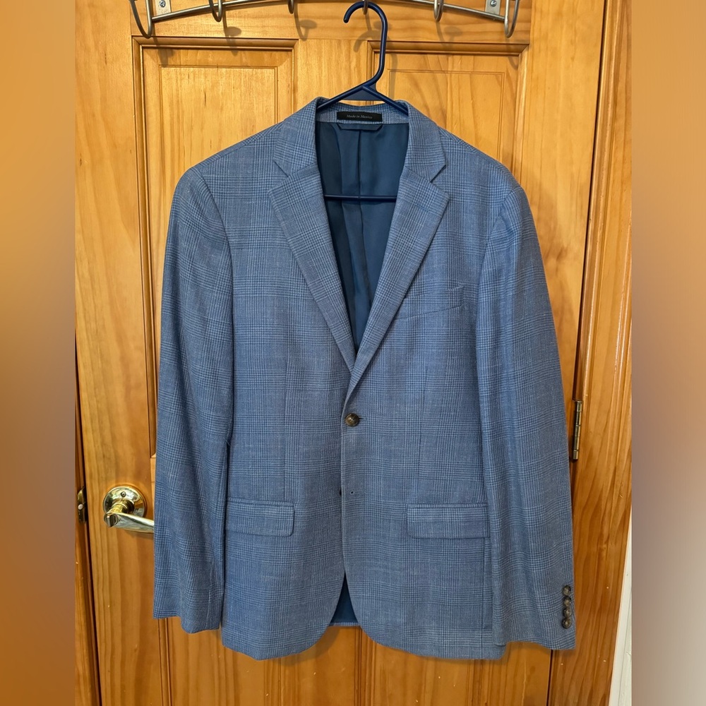 Polo by Ralph Lauren Men’s Blue Check Blazer